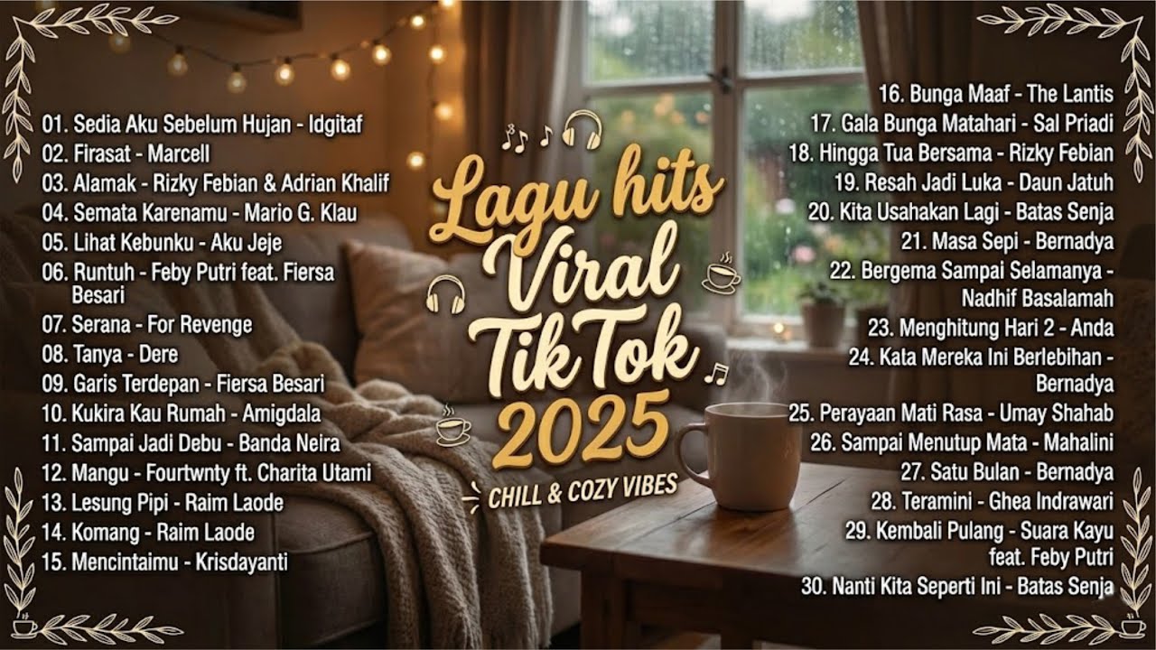 Top Hits Pop Indonesia 2025 🎧 Lagu Paling Dicari & Viral (Sedia Aku Sebelum Hujan)