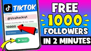 How to get FREE TikTok Followers (+5000✅) Free Tik Tok Followers Guide 2024 iOS \& Android