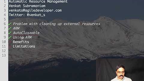 automatic resource management