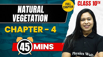 NATURAL VEGETATION in 45 Mins | Complete Chapter Mind Map | Class 10  ICSE GEOGRAPHY
