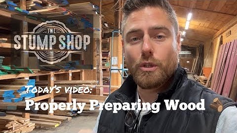 How to Properly Prepare Wood for Furniture.    From Rough to Ready 🪵 