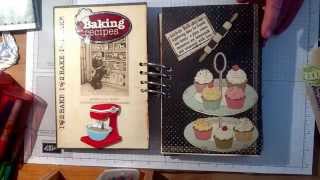 Junk Journal Junkies Facebook group swap. My Recipe Junk Journal arrived from Alissa.