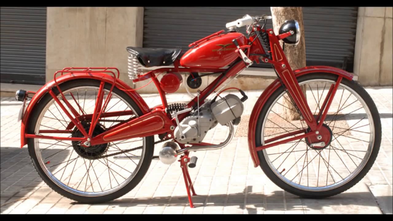 224.1 Moto Guzzi Hispania. 65cc. 1953. - YouTube