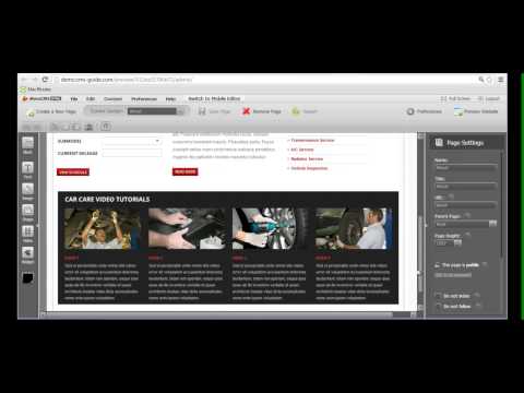 HTML CMS templates - Pin Object
