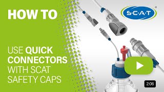 HOW TO: Use HPLC Quick Connectors with SCAT Safety Caps