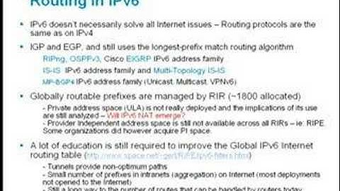 Google IPv6 Conference 2008: Planning for the IPv6 Integration