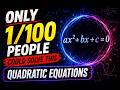 Can you solve this??? Click to find out! #maths #mathematics #fyp