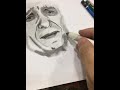 تعلم الرسم خطوة بخطوة الفنان المصري المخضرم عادل إمام بقلم الرصاص أنس حسان