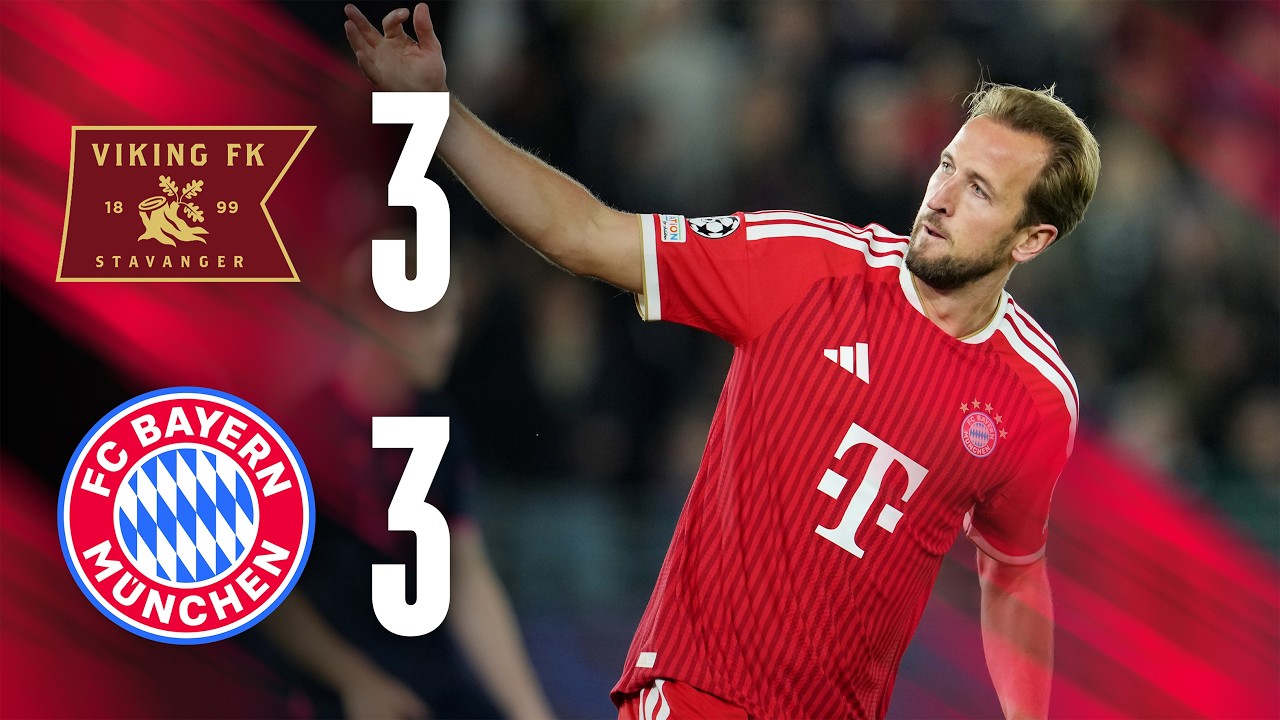 Intense six goal battle | Viking Stavanger vs FC Bayern 3-3 | Champions League Highlights