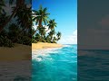Frozen Beach Turns Into Tropical Paradise 😱