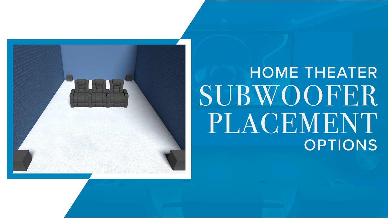 Home Theater Subwoofer Placement Options YouTube