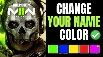 How To Change Name Color In MW2 | How To Change Your Name Color Modern Warfare 2