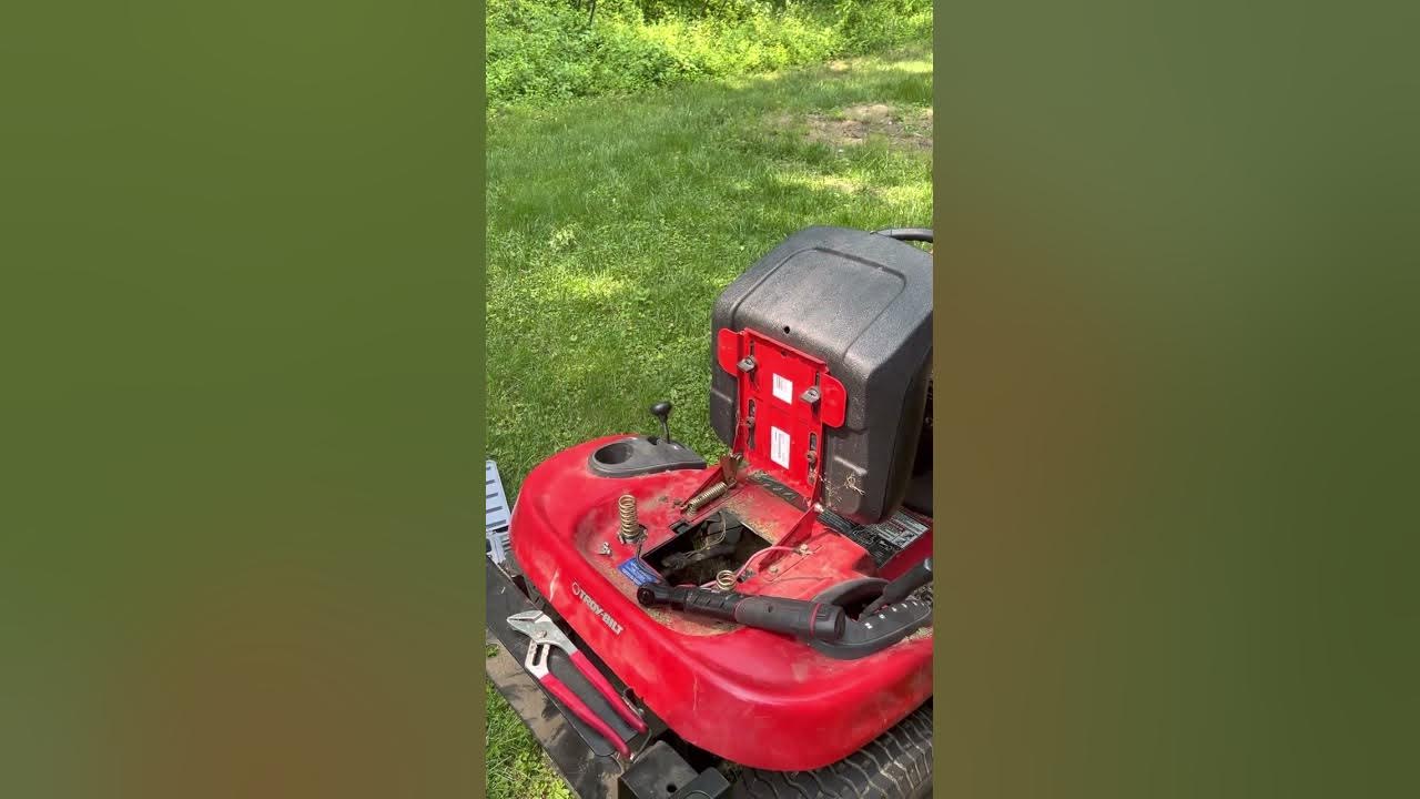 TroyBilt Bronco automatic riding mower Main fuse location YouTube