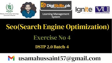 digiskill seo exercise 4  | dstp 2.0 batch 4 seo exercise 4  solution 2023