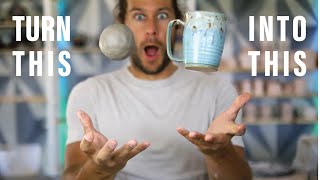 MAKING A MUG - The ENTIRE Pottery Process - ASMR edition