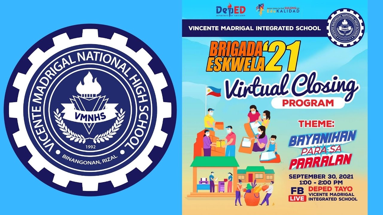 Brigada Eskwela 2021 Virtual Closing - YouTube