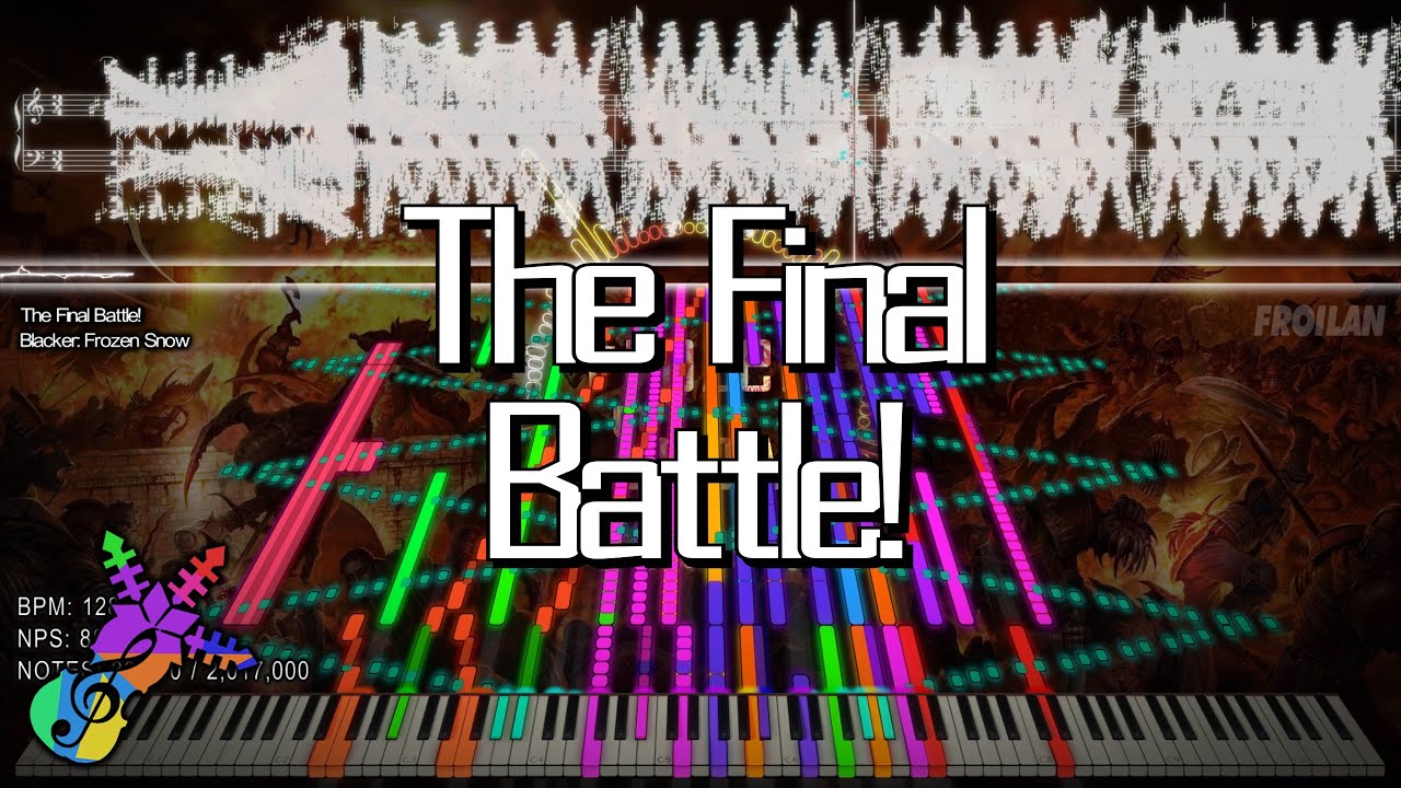 『Black MIDI / Synthesia 3D』 The Final Battle! | Frozen Snow