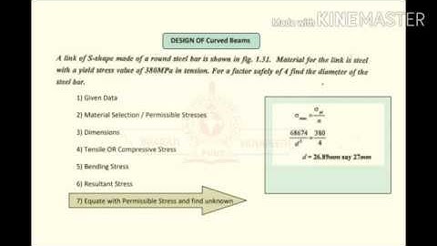 Design of Curved Beam