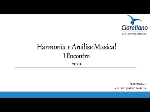 Vídeo 1 - Revisão: Armaduras de Claves e Intervalos