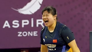 Women's 81 Group A l IWF Weightlifting Championships in Qatar 2023 #torokhtiy  #sports #cleanandjerk