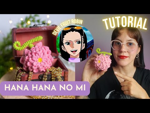 HANA HANA NO MI (ROBIN) One Piece Amigurumi Tutorial