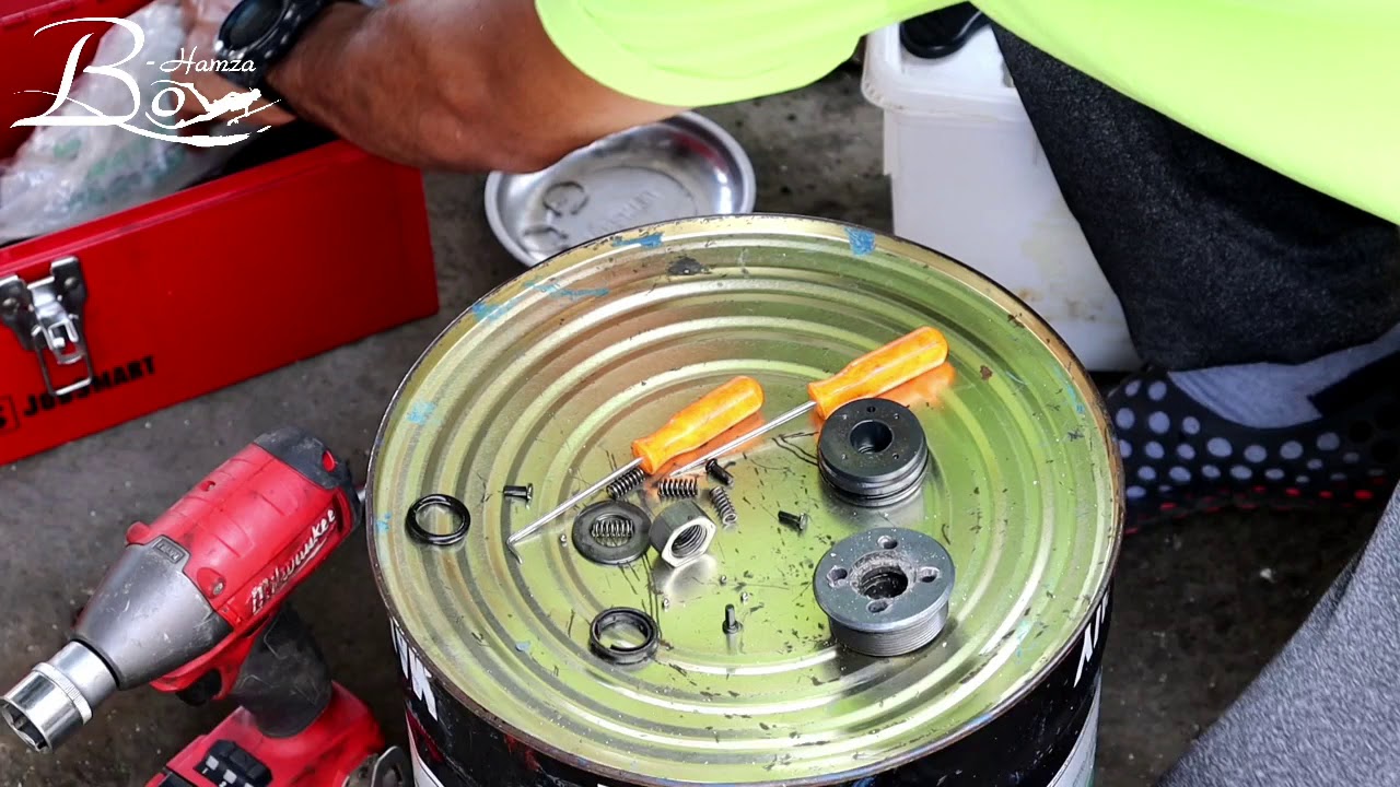 تغيير صوف هيدروليك الرفع ياماها 115 تو ستروك