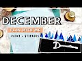 Plan With Me 2023: December 2022 Recap + January Bullet Journal Refresh | CREATEWITHCAIT