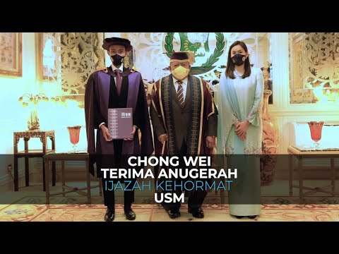 Chong Wei terima anugerah Ijazah Kehormat USM