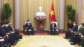 Vietnamese leaders receive Japanese Defence Minister