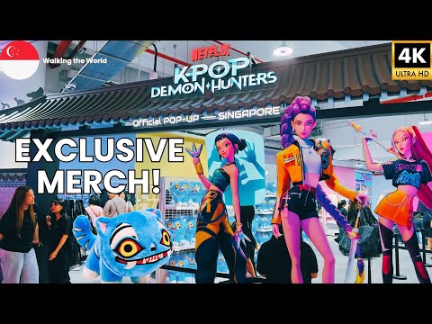 K-POP Demon Hunters Take Over Singapore! OFFICIAL Pop-Up Merch