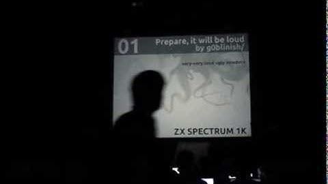 CC`2013 ZX Spectrum 1k Intro (live video)