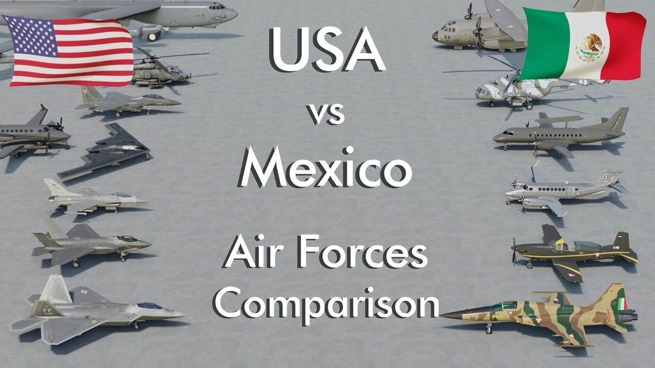 U.S. vs Mexican Air Power 2025 - Full Air Forces Comparison