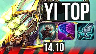 MASTER YI vs KAYLE (TOP) | 7 solo kills, 2000+ games | NA Master | 14.10