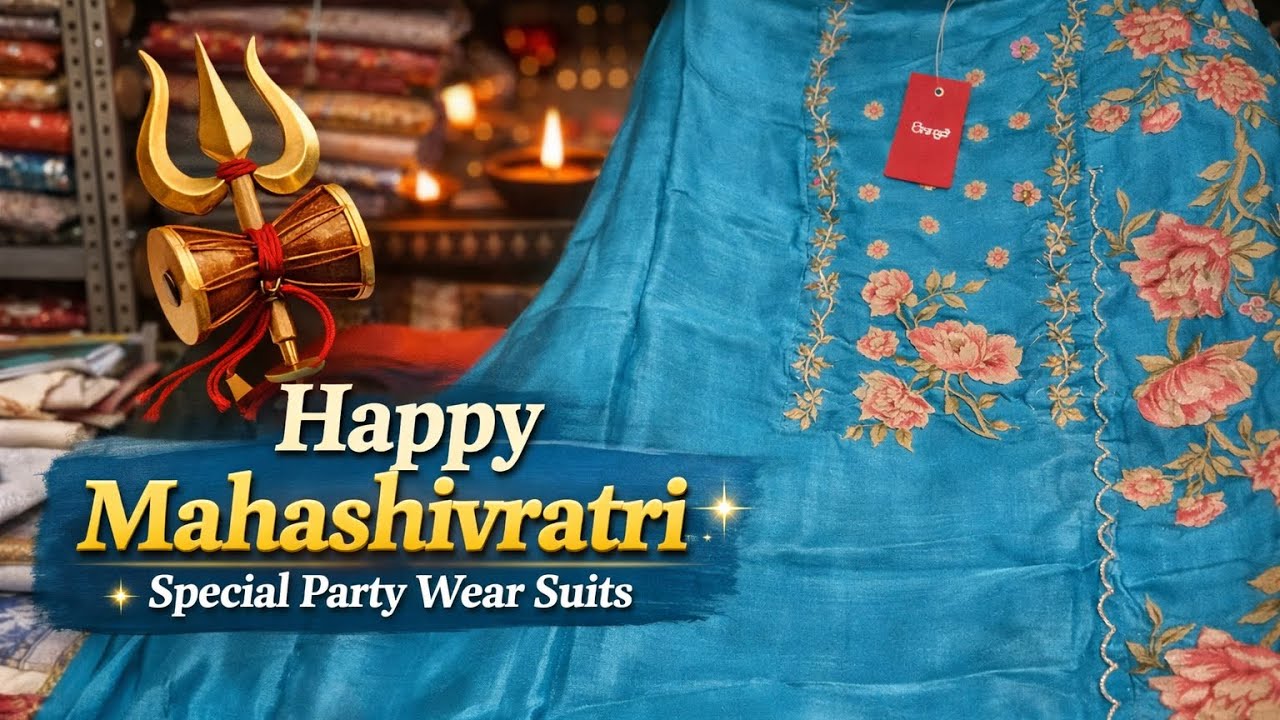 Mahashivratri Special — Party Wear Collection ✨Goyat cloth house|Party wear suit|Mahashivratri  suit