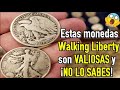 ¿Tienes estas monedas? ¡REVISALAS BIEN!🤑😱 Walking Liberty (Valiosas por baja producción)