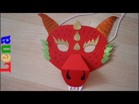 Video: Wie Erstelle Ich Eine Feuerdrachenmaske?