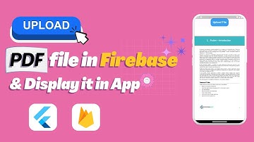 How to Upload PDF File in Firebase Storage From a Flutter App and Display it Our App
