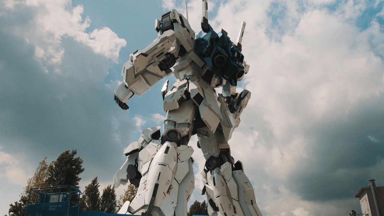 The Life Sized UNICORN GUNDAM Statue / 4K / Nebula5100Slant / ユニコーンガンダム