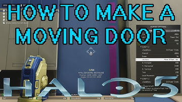 Halo 5 Forge Tutorial | How To Make A Moving Door With One Switch