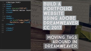 Moving tags around in Dreamweaver - Dreamweaver Templates [7/38]