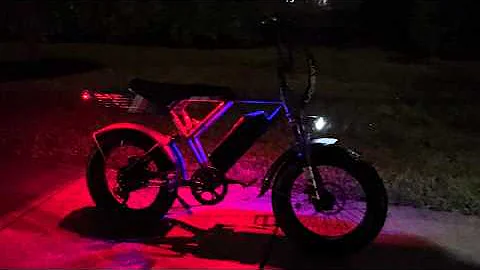 Easy intall: $15 LED lights on my Jasion eBike - High Vis Nightime