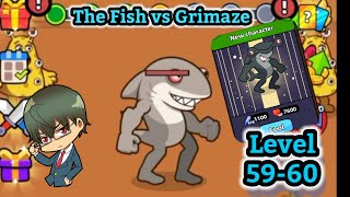 The Fish vs Grimaze Level 59-60 #grimace #grimaceshake #merge #games #skibiditoilet screenshot 2