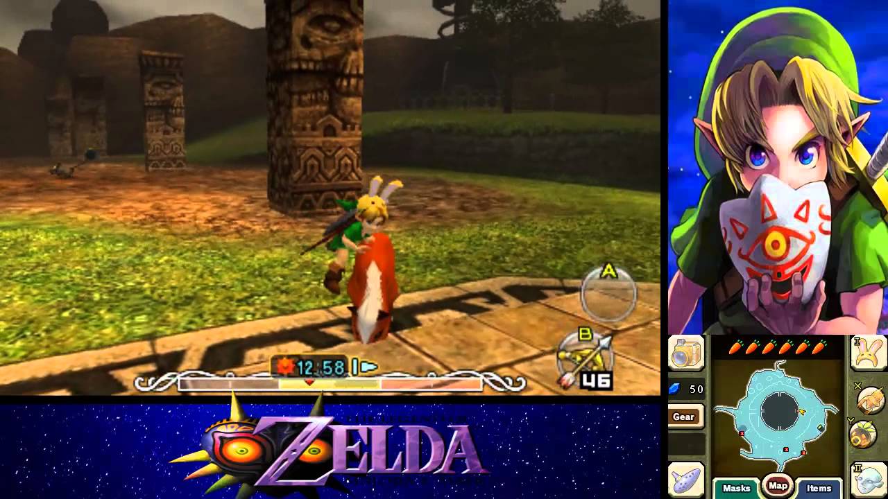 The Legend of Zelda: Majora's Mask 3D 100% Walkthrough Part 15 - The Beaver Bros. Races
