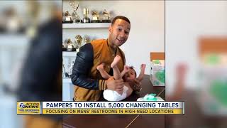 Pampers to install 5,000 changing tables in mens' restrooms