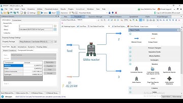 Methane Steam Reforming Reaction in Gibbs Reactor Using DWSIM//LEC 05