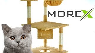 Kaķu māja nagu asināmais CAT093 beige Когтеточка Домик для кошки Kaķu māja nagu asināmais CAT093 beige Когтеточка Домик для кошки