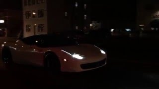 I spotted this two-tone ferrari 458 italia coming out of a detailing
shop. coincidentally, it was going in the same direction was. enjoy!