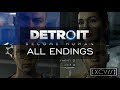 Detroit: Become Human ¦ &#39;Spare Parts&#39; ALL ENDINGS (PC,PS4) 60fps |【XCV//】