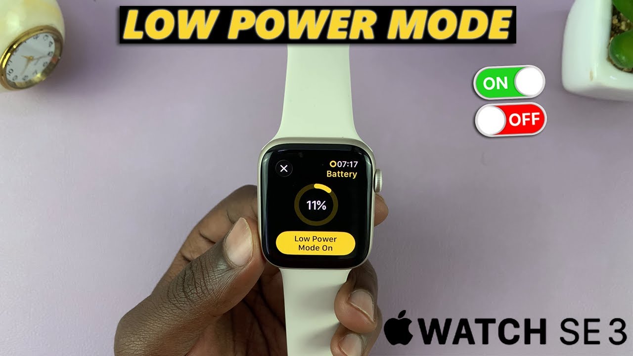 How To Turn Low Power Mode ON / OFF On Apple Watch SE 3