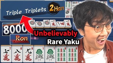 Achieving The RAREST Non-Yakuman Yaku In Riichi Mahjong!? [Mahjong Soul]